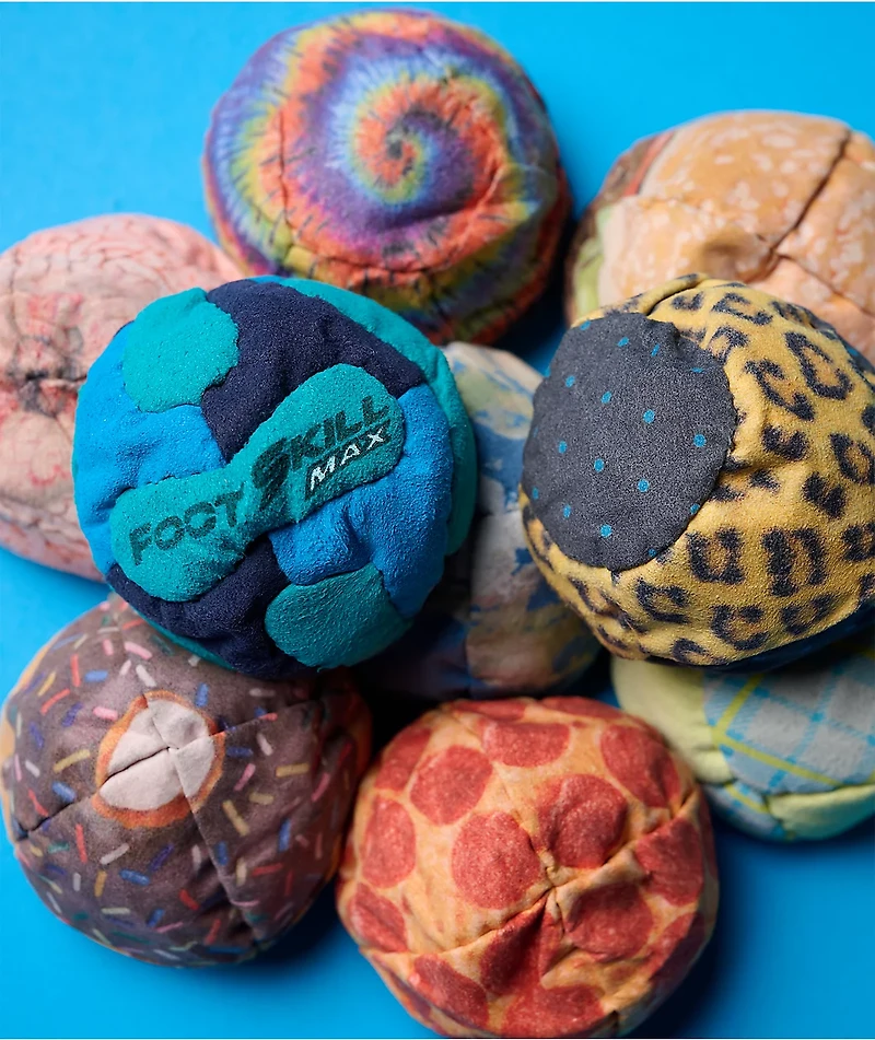 Adventure Imports Leopard Yellow & Black 5-Panel Hacky Sack