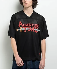 Adventure Time x Welcome Black Mesh Football Jersey