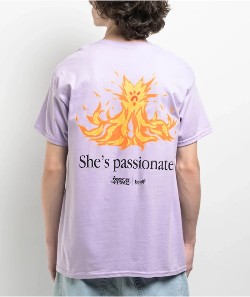 Adventure Time x Welcome Flame Princess Purple T-Shirt