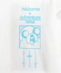 Adventure Time x Welcome Heart On White T-Shirt
