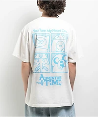 Adventure Time x Welcome Heart On White T-Shirt