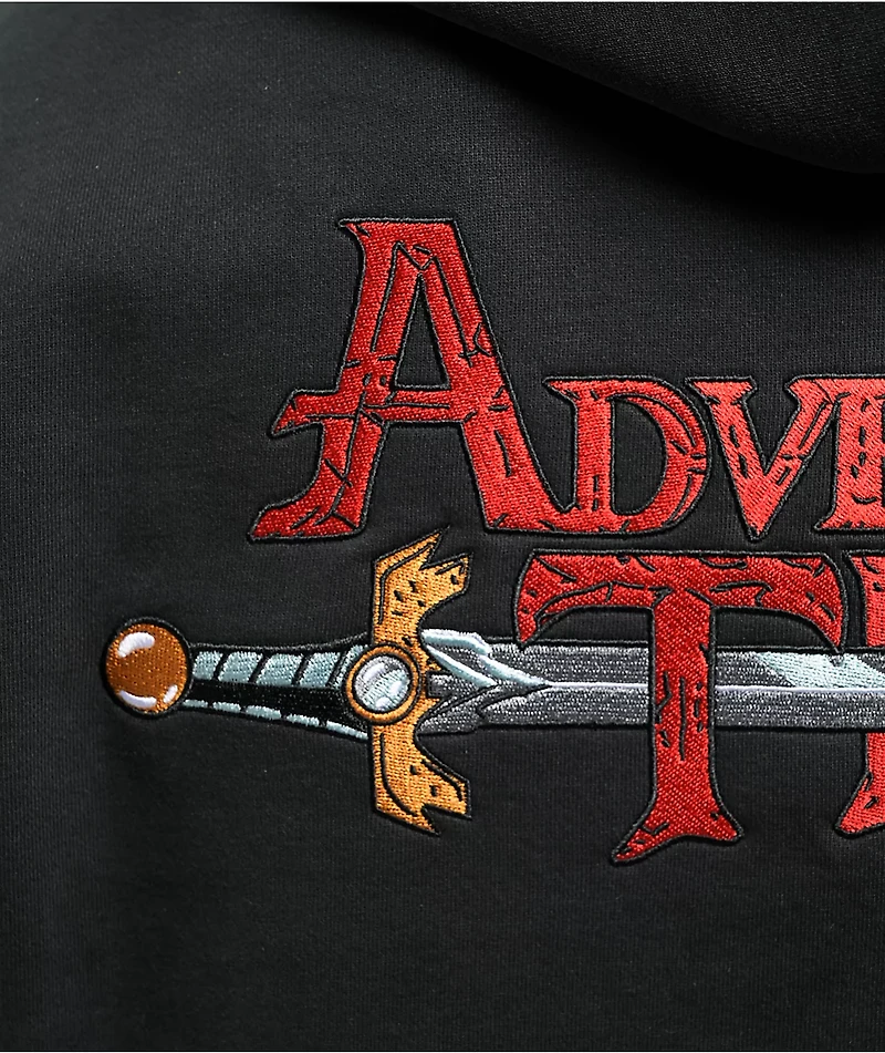 Adventure Time x Welcome Ricardio Black Hoodie