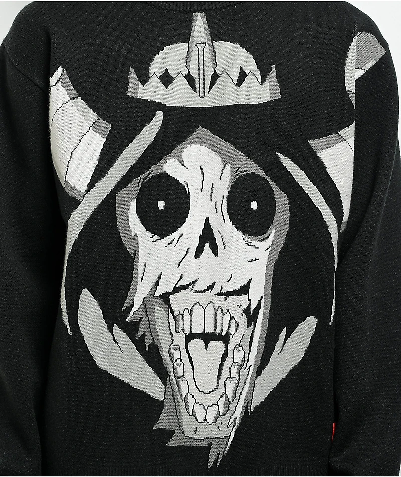 Adventure Time x Welcome The Lich Black Sweater