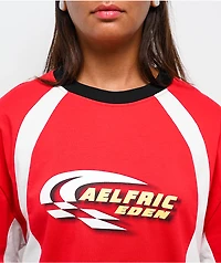 Aelfric Eden Colorblock Racing Red T-Shirt