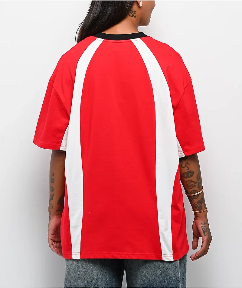 Aelfric Eden Colorblock Racing Red T-Shirt