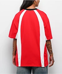 Aelfric Eden Colorblock Racing Red T-Shirt