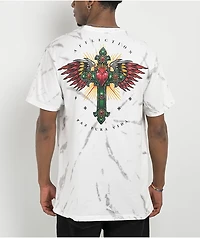 Affliction Altar Of God Grey Tie Dye T-Shirt