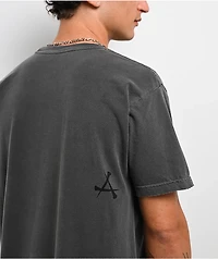 Affliction Birds Of Prey Charcoal T-Shirt