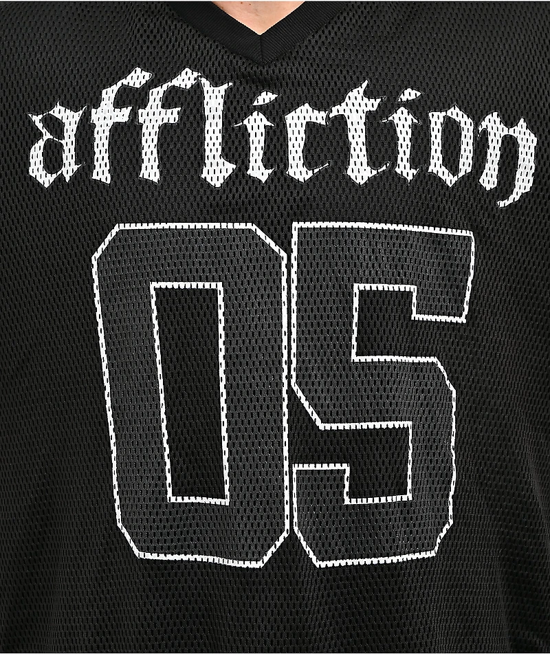 Affliction Black Jersey 2fer T-Shirt