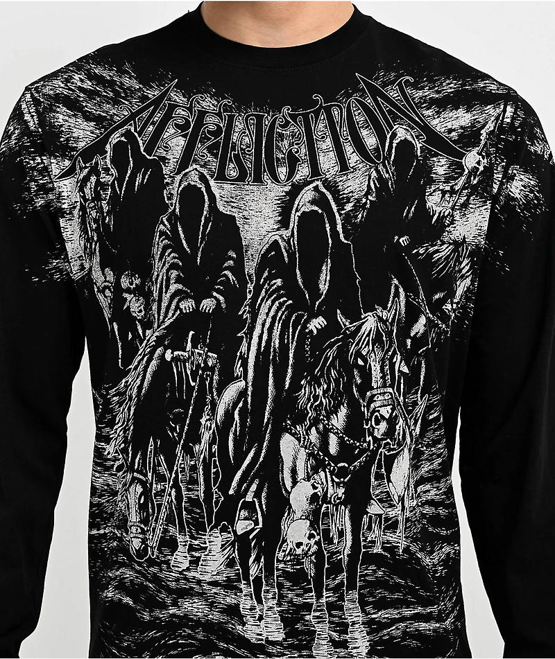 Affliction Black Night Long Sleeve T-Shirt