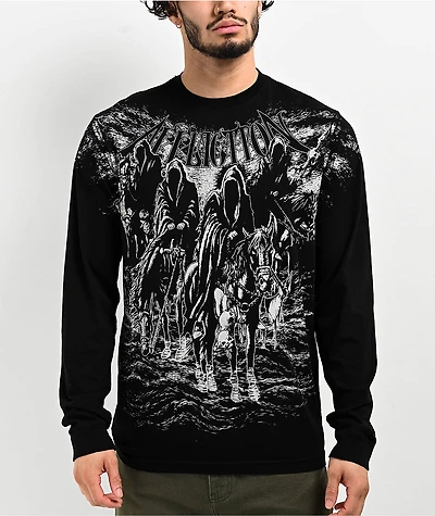 Affliction Black Night Long Sleeve T-Shirt