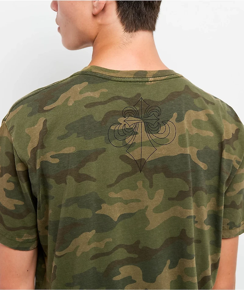 Affliction Black Night Green T-Shirt