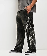 Affliction Black Night Plush Lounge Pants