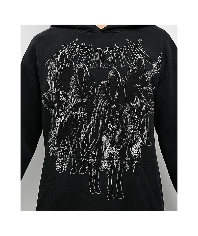 Affliction Black Night Potassium Wash Hoodie