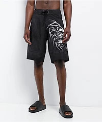 Affliction Collapse Black Board Shorts