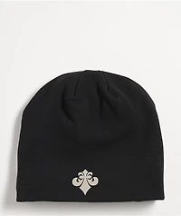 Affliction Collapse Black Reversible Skully Beanie