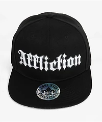 Affliction Collapse Black Snapback Hat