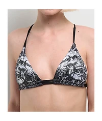 Affliction Collapse Black Triangle Bikini Top