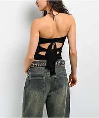 Affliction Collapse Black Tube Top