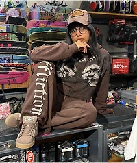 Affliction Collapse Brown Sweatpants