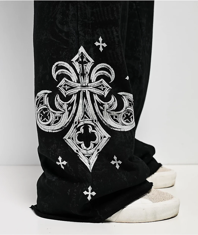 Affliction Courage Black Sweatpants