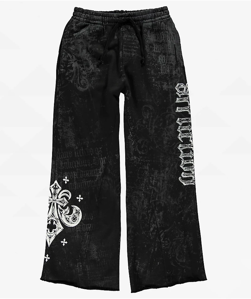 Affliction Courage Black Sweatpants