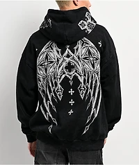 Affliction Courage Black Wash Zip Hoodie