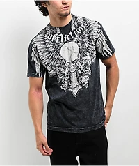 Affliction Crossed Over Black T-Shirt