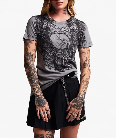 Affliction Crossed Over Grey T-Shirt