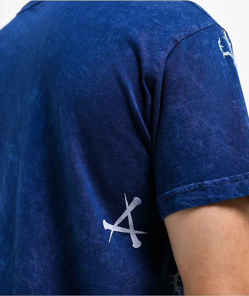 Affliction Crows Navy T-Shirt