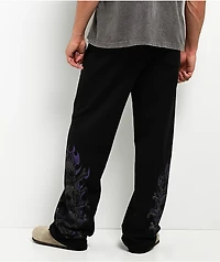 Affliction Darkness Falls Black Sweatpants