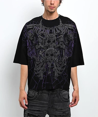 Affliction Darkness Falls Black T-Shirt