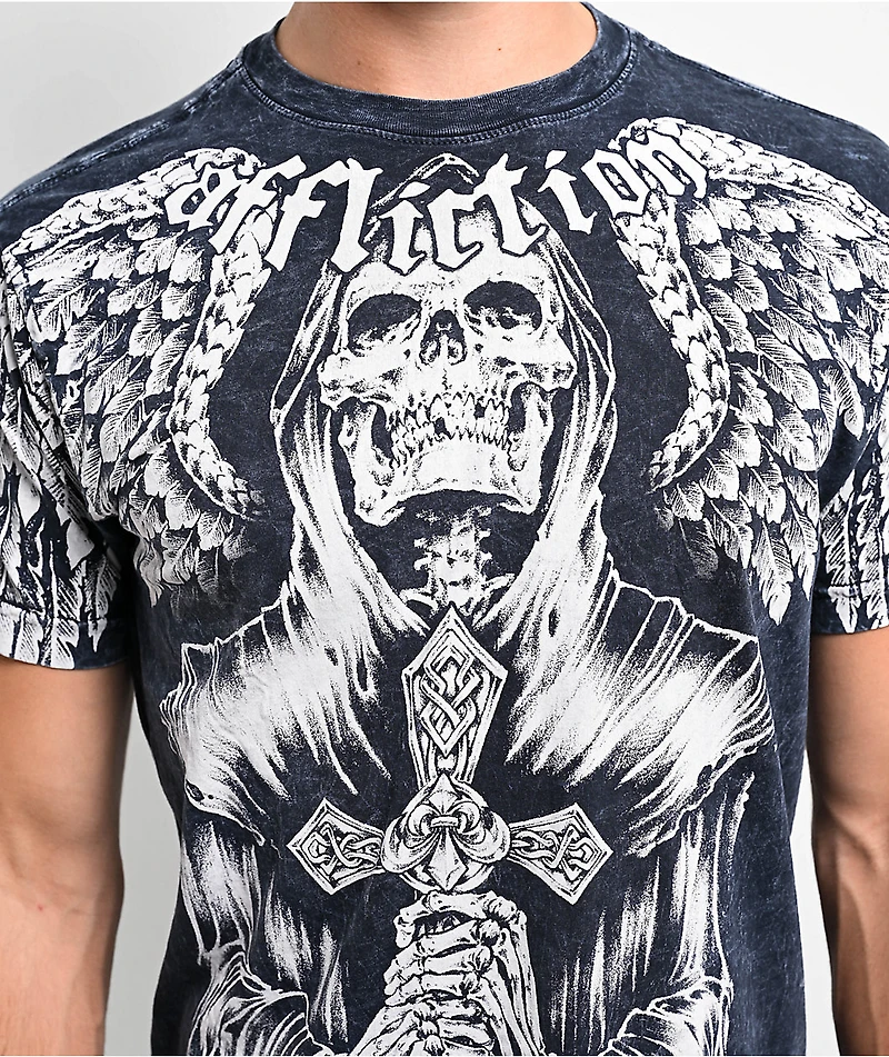 Affliction Darkness Mountain Wash T-Shirt