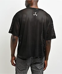 Affliction Death Trial Black Mesh Jersey