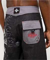Affliction Decimation Black Board Shorts