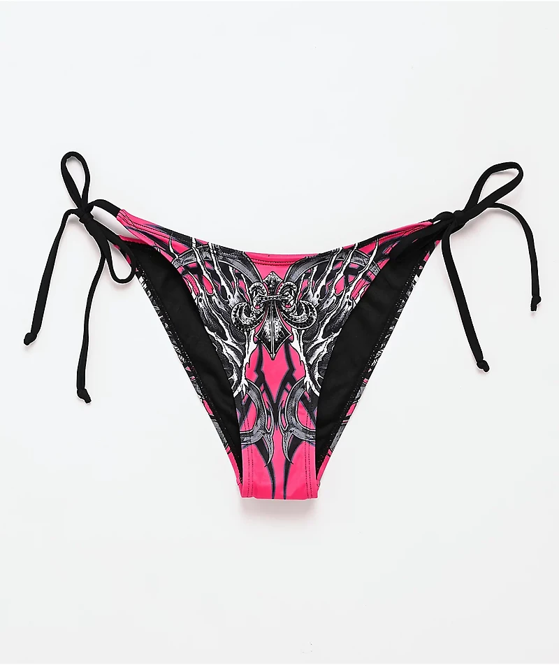Affliction Desperate Saint Black Bikini Bottom