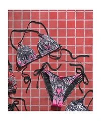 Affliction Desperate Saint Black Bikini Bottom