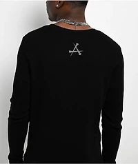 Affliction Desperation Black Thermal Long Sleeve T-Shirt
