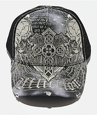 Affliction Dominion Black Trucker Hat