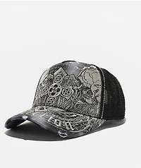 Affliction Dominion Black Trucker Hat