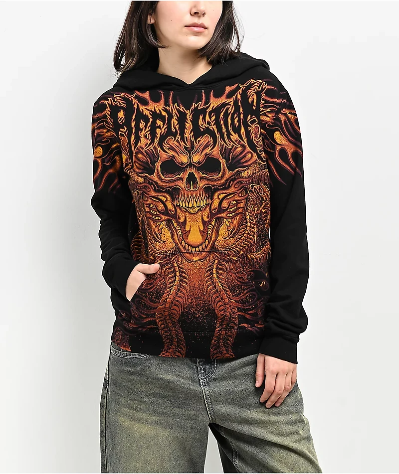 Affliction Electric Storm Black Hoodie