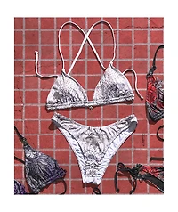 Affliction Elusive Phase White Bikini Bottom