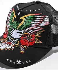 Affliction Eternal Pride Black Trucker Hat