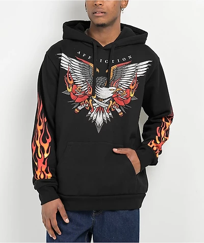 Affliction Eternal Strike Black Hoodie