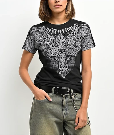Affliction Eternal Throne Black T-Shirt