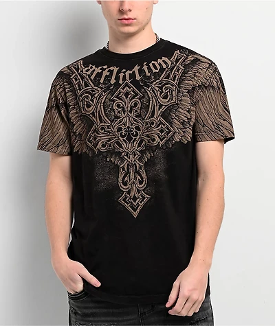 Affliction Eternal Throne Brown T-Shirt