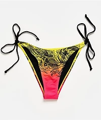 Affliction Flaming Dragon Gradient Bikini Bottom