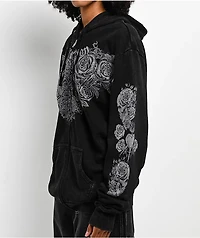 Affliction Forgotten Black Wash Zip Hoodie