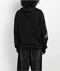 Affliction Forgotten Black Wash Zip Hoodie