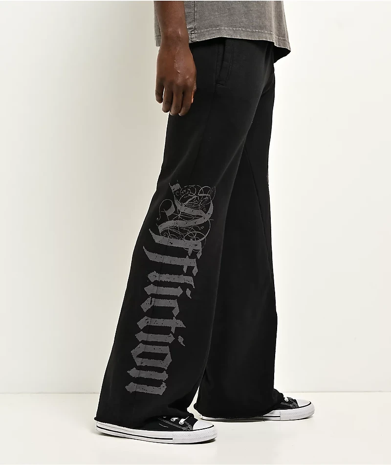 Affliction Gate Black Sweatpants